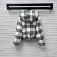 Louis Vuitton Men Double Face Check Zip-Up Jacket 1AGPEP (1)
