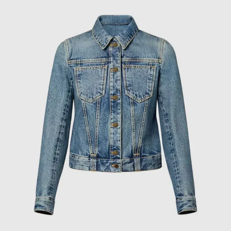 Louis Vuitton Men Short Denim Jacket 1ACCX8