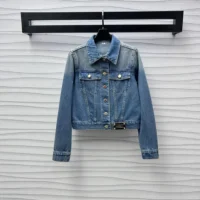 Louis Vuitton Men Short Denim Jacket 1ACCX8 (1)