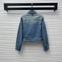Louis Vuitton Men Short Denim Jacket 1ACCX8 (1)