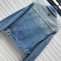 Louis Vuitton Men Short Denim Jacket 1ACCX8 (1)
