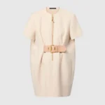Louis Vuitton Women Belted Crepe T-Shirt Dress 1AGOO8
