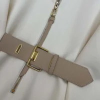 Louis Vuitton Women Belted Crepe T-Shirt Dress 1AGOO8 (1)