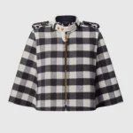 Louis Vuitton Women Double Face Check Cape 1AGPE9
