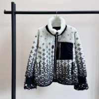 Louis Vuitton Women Ombré Monogram Fleece Jacket 1AGBX9 (1)