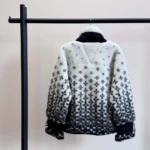 Chaqueta polar Louis Vuitton para mujer con monograma ombré 1AGBX9