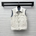 Louis Vuitton Women Reversible Sleeveless Denim Jacket 1AGOT9