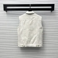 Louis Vuitton Women Reversible Sleeveless Denim Jacket 1AGOT9 (1)