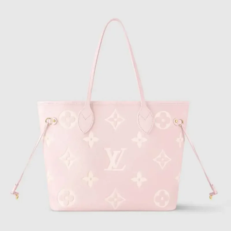 Neverfull MM Monogram Empreinte Leather-Pink M14210
