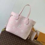 Neverfull MM Monogram Empreinte Leather-Pink M14210