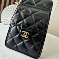 Chanel Women 25 Medium Handbag Grained Calfskin Gold Tone Metal AS5311 (1)