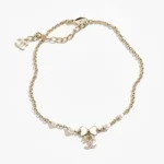 Chanel Dam Choker Metall Resin Glas Pärlor Strass ABF304B19854