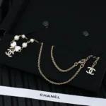 Chanel Dam Choker Metall Resin Glas Pärlor Strass ABF304B19854