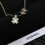 Chanel Dam Choker Metall Resin Glas Pärlor Strass ABF304B19854