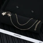 Chanel Dam Choker Metall Resin Glas Pärlor Strass ABF304B19854