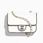 Chanel Women Mini Flap Bag Lambskin Gold Tone Metal AS5151