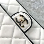 Chanel Women Mini Flap Bag Lambskin Gold Tone Metal AS5151