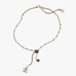 Chanel Women Pendant Necklace Metal Glass Pearls Resin Strass ABF533