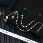 Chanel Women Pendant Necklace Metal Glass Pearls Resin Strass ABF533
