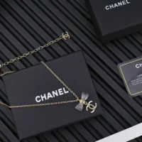 Chanel Women Pendant Necklace Metal Resin ABF546B19997 (1)