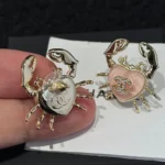 Chanel Women Stud Earrings Metal Glass Resin Strass ABF075