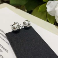 Chanel Women Stud Earrings Metal Resin ABE810B19198 (1)