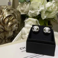 Chanel Women Stud Earrings Metal Resin ABE810B19198 (1)