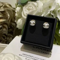 Chanel Women Stud Earrings Metal Resin ABE810B19198 (1)