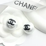Chanel Women Stud Earrings Metal Resin ABF364B19975