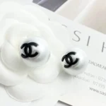 Chanel Women Stud Earrings Metal Resin ABF364B19975
