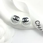 Chanel Women Stud Earrings Metal Resin ABF364B19975