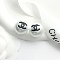 Chanel Women Stud Earrings Metal Resin ABF364B19975 (1)