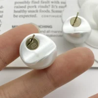 Chanel Women Stud Earrings Metal Resin ABF364B19975 (1)