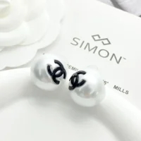 Chanel Women Stud Earrings Metal Resin ABF364B19975 (1)