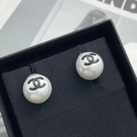 Chanel Women Stud Earrings Metal Resin ABF364B19975 (1)