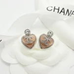 Chanel Women Stud Earrings Metal Resin Glass Strass ABF524
