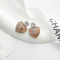 Chanel Women Stud Earrings Metal Resin Glass Strass ABF524 (1)