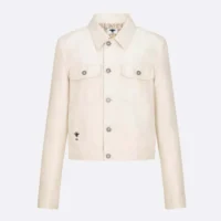 Dior Women Or Jacket Gold-Tone Cotton-Blend Denim 512V11A3026 (1)
