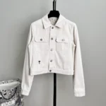 Dior Women Or Jacket Gold-Tone Cotton-Blend Denim 512V11A3026