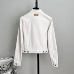 Dior Women Or Jacket Gold-Tone Cotton-Blend Denim 512V11A3026