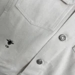 Dior Women Or Jacket Gold-Tone Cotton-Blend Denim 512V11A3026