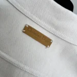 Dior Women Or Jacket Gold-Tone Cotton-Blend Denim 512V11A3026