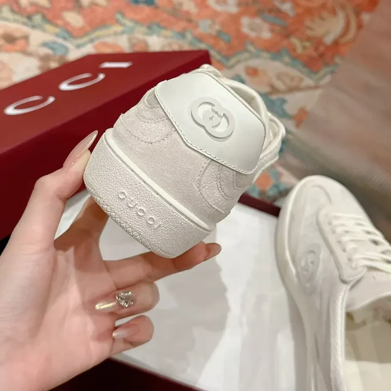 Gucci GG Unisex G75 Sneaker-White 812656AADM09110