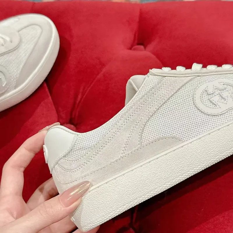 Gucci GG Unisex G75 Sneaker-White 812656AADM09110
