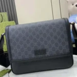 Gucci Men GG Supreme Medium Crossbody Bag 795459FADJK1000