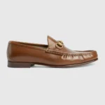 Gucci Men Horsebit 1953 Loafer-Brown 3079291M0C02361