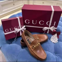 Gucci Men Horsebit 1953 Loafer-Brown 3079291M0C02361 (1)
