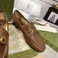 Gucci Men Horsebit 1953 Loafer-Brown 3079291M0C02361 (1)