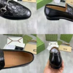 Gucci Men Loafer with Horsebit-Black 798997AAD7E1000 - Image 9