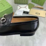 Gucci Men Loafer with Horsebit-Black 798997AAD7E1000 - Image 8